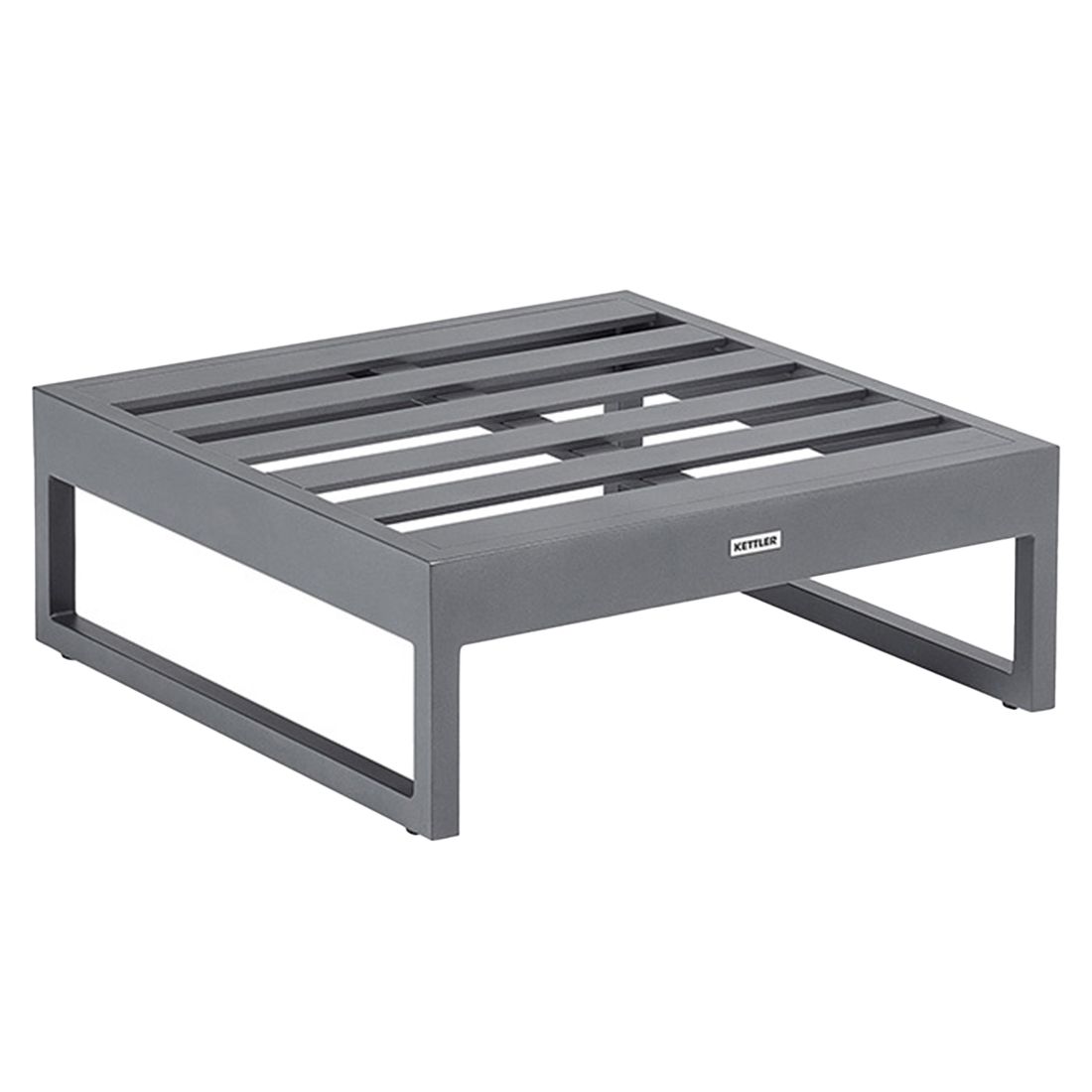 Kettler Ocean Skid Platform Hocker Aluminium/Agora