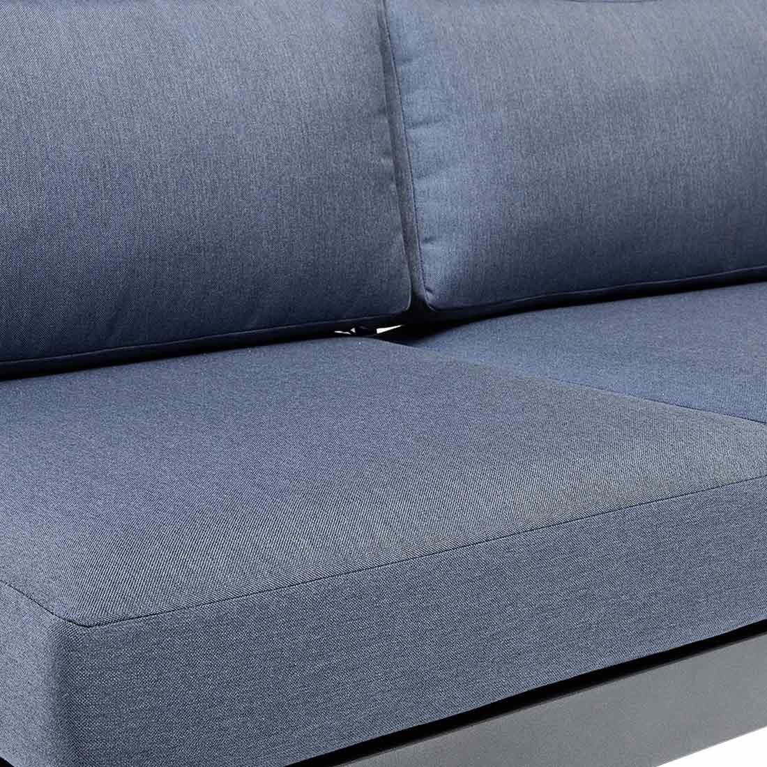 Kettler Ocean Skid Platform Loungebank Aluminium/Agora