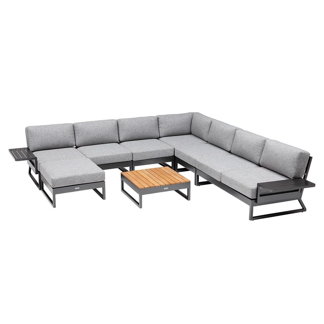 Kettler Ocean Skid Platform Loungehocker Aluminium/Olefin