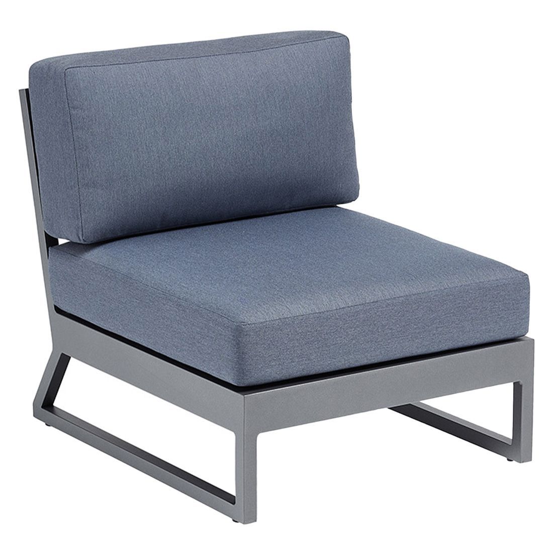 Kettler Ocean Skid Platform Loungeset Aluminium/Agora