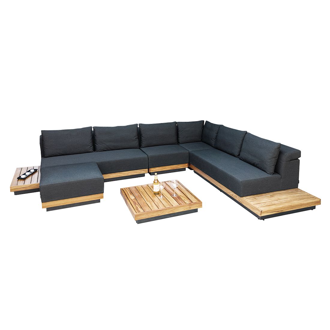 Kettler Royal Platform Ecklounge Aluminium/Sunbrella