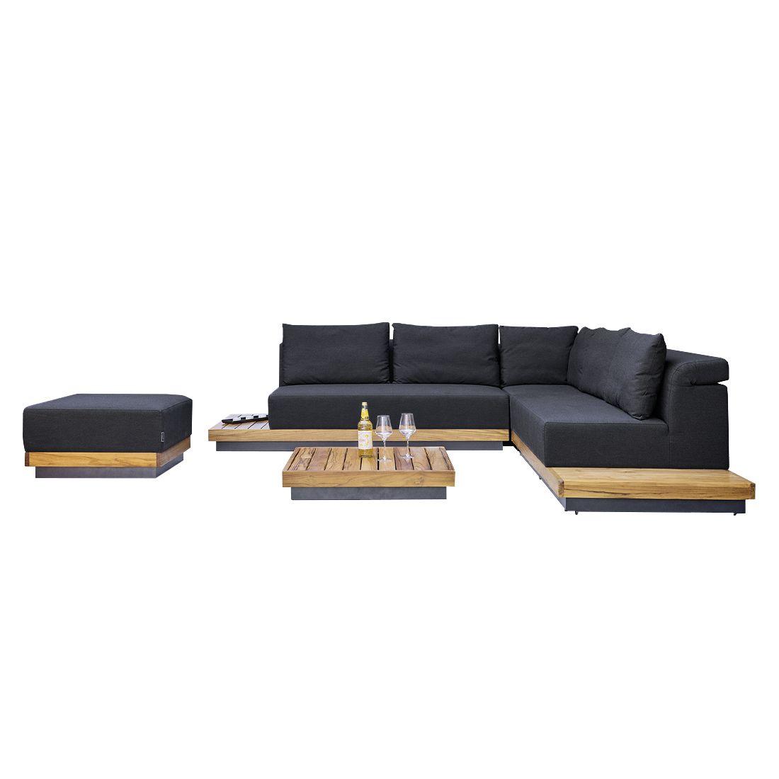 Kettler Royal Platform Ecklounge Aluminium/Sunbrella