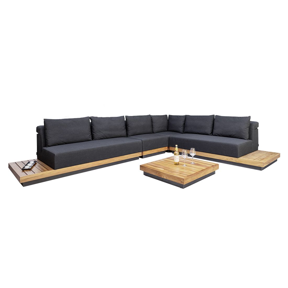 Kettler Royal Platform Ecklounge Aluminium/Sunbrella