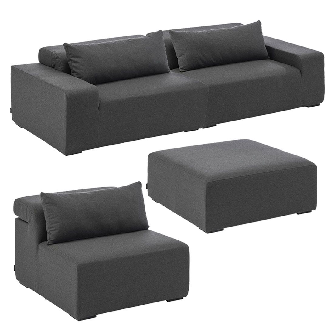 Kettler Royal Loungeset 4-tlg. Sunbrella