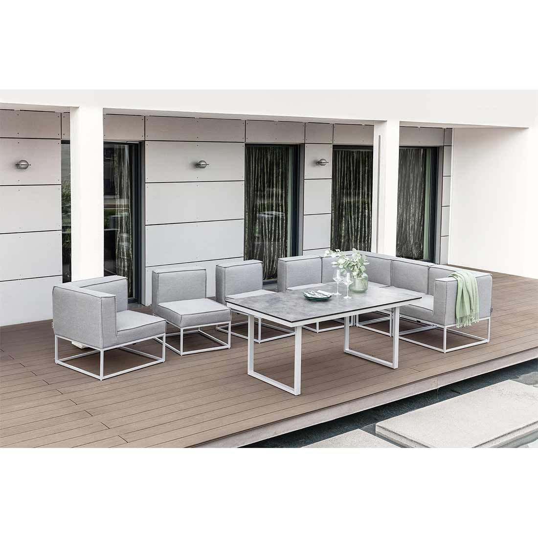 Kettler Skate Gartentisch-Gestell 160x95cm Aluminium