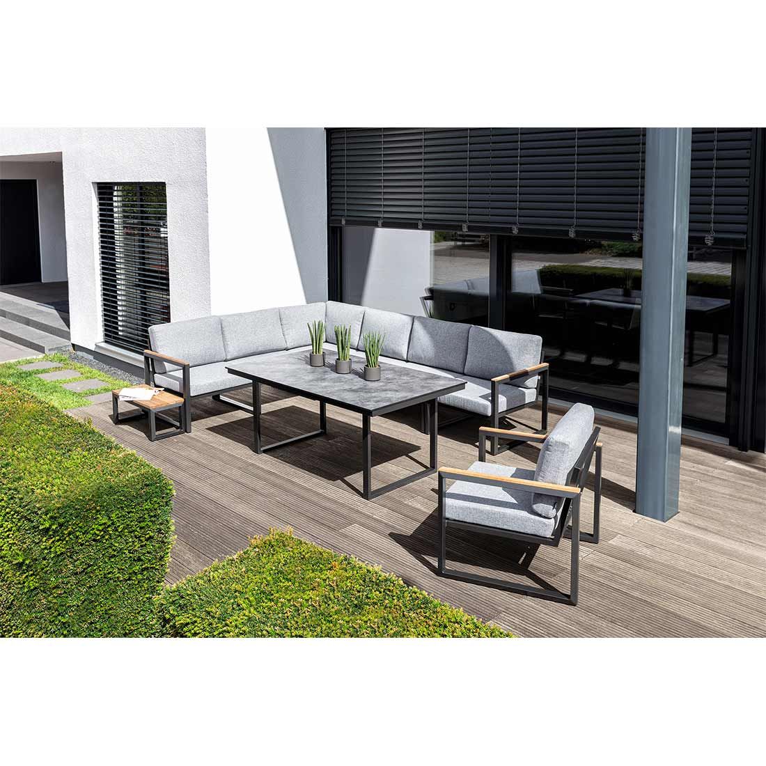 Kettler Skate Gartentisch-Gestell 220x95cm Aluminium