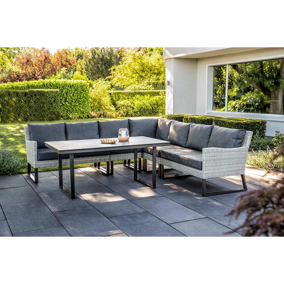 Kettler Skate Gartentisch-Gestell 220x95cm Aluminium