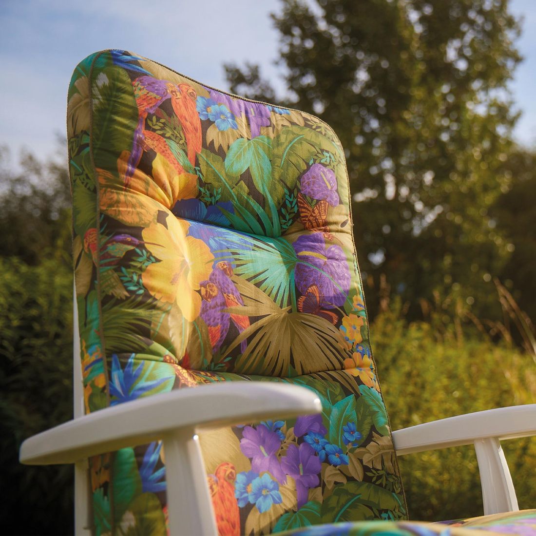 Kettler Taste Gartenstuhlauflage Hochlehner 50x123cm Baumwolle