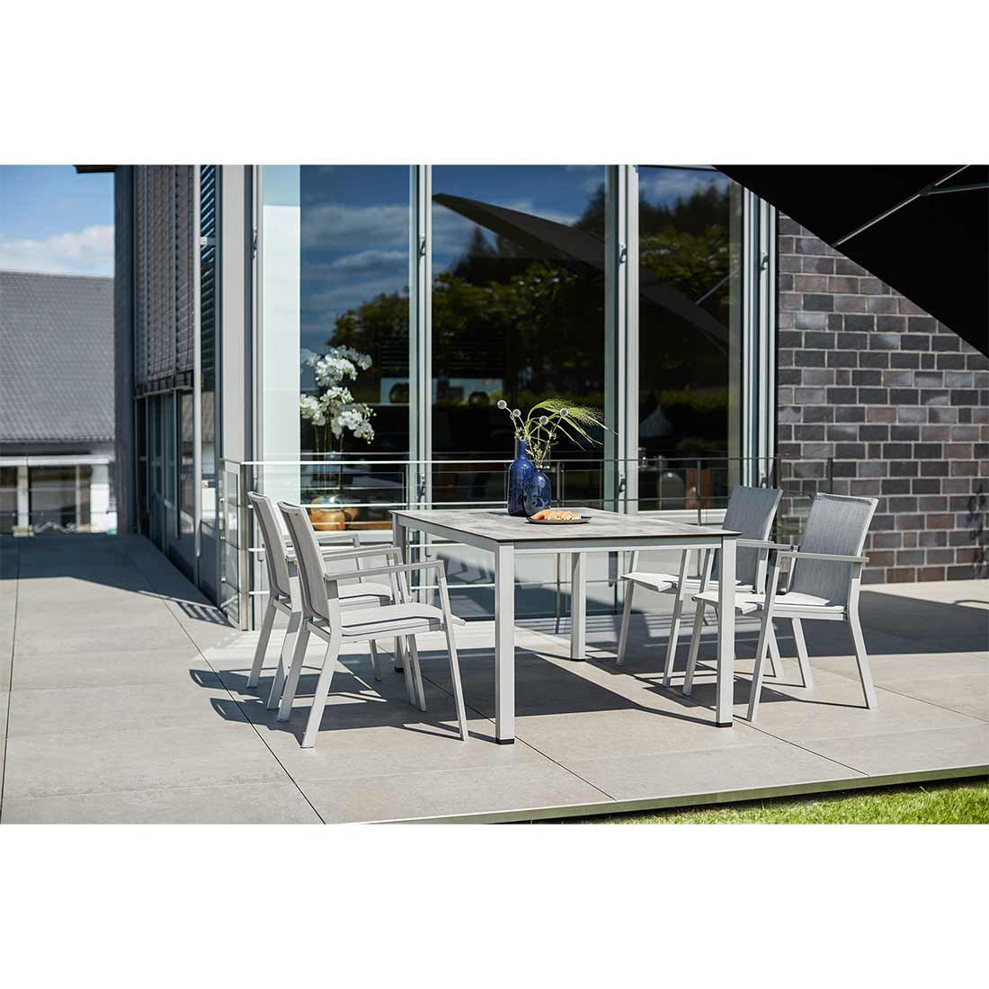 Kettler Gartentisch-Platte 140x70cm HPL