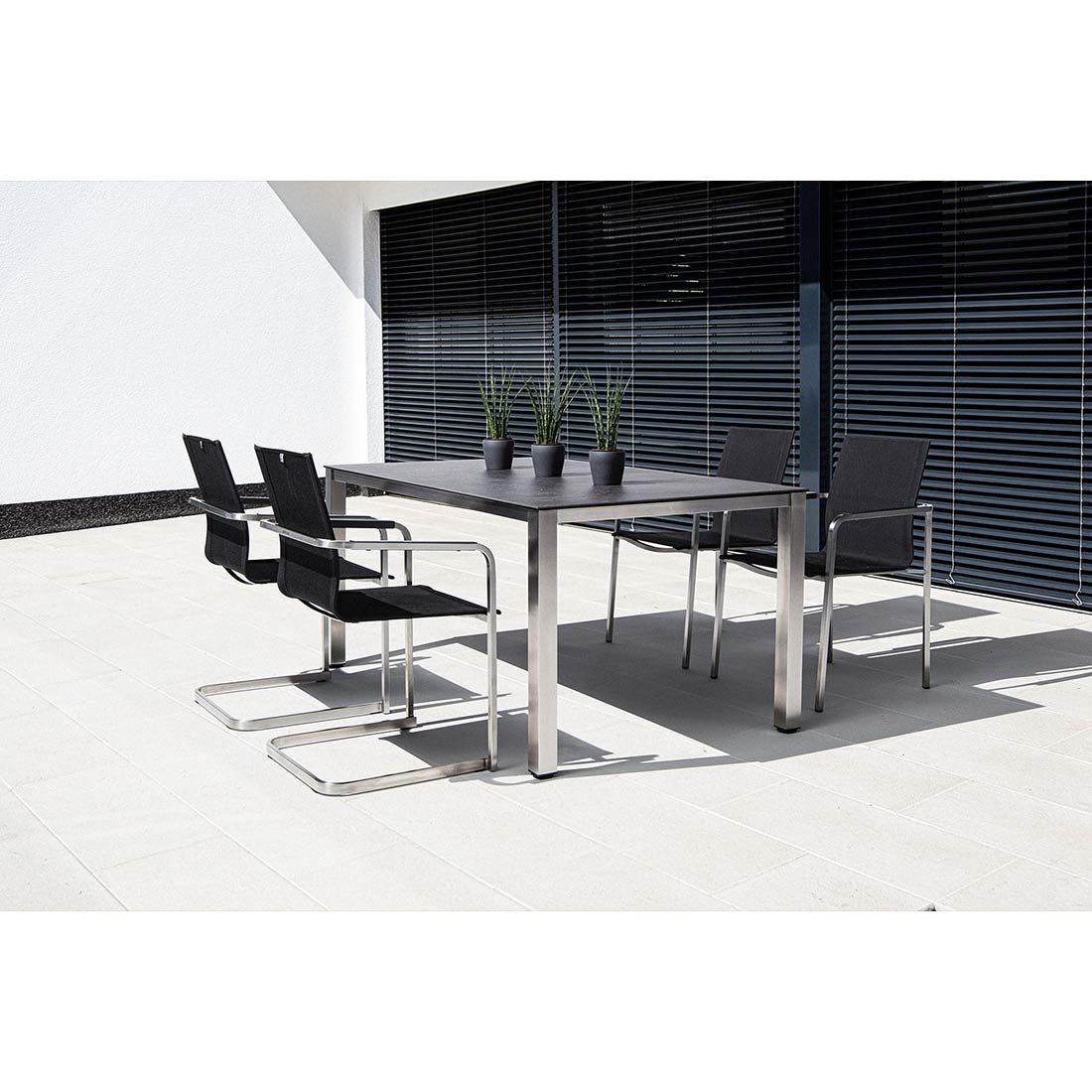 Kettler Gartentisch-Platte 180x95 cm Keramik/Glas
