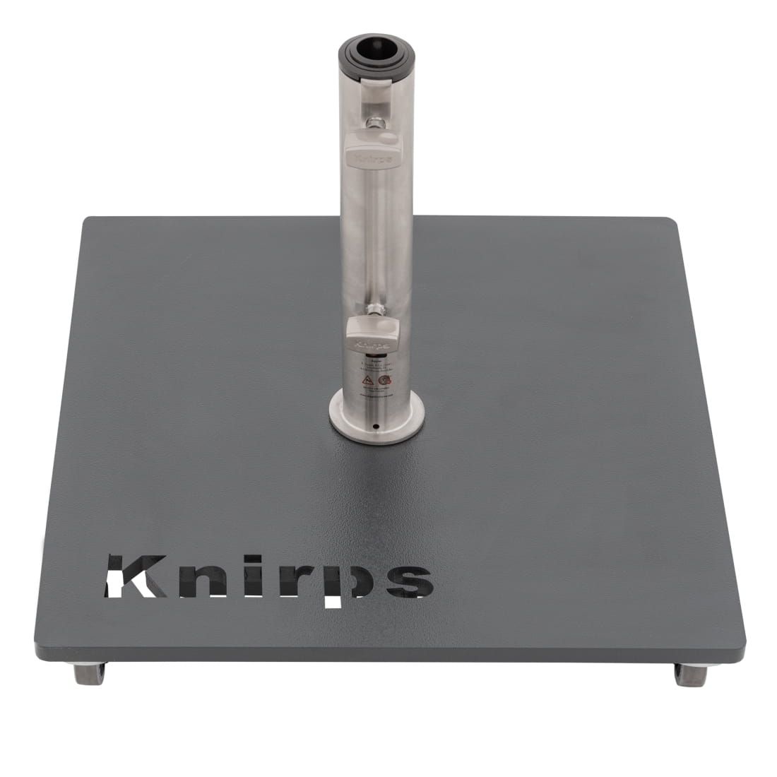 Knirps Schirmständer Stahlplatte 50kg mit Rollen