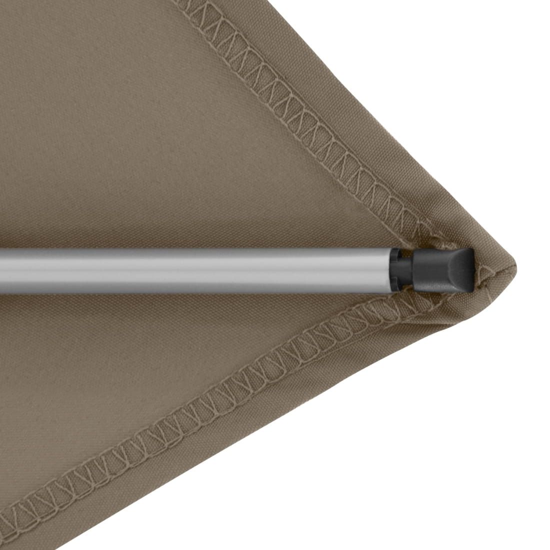 Knirps Silver Mittelstockschirm 230x150cm mit Kurbel