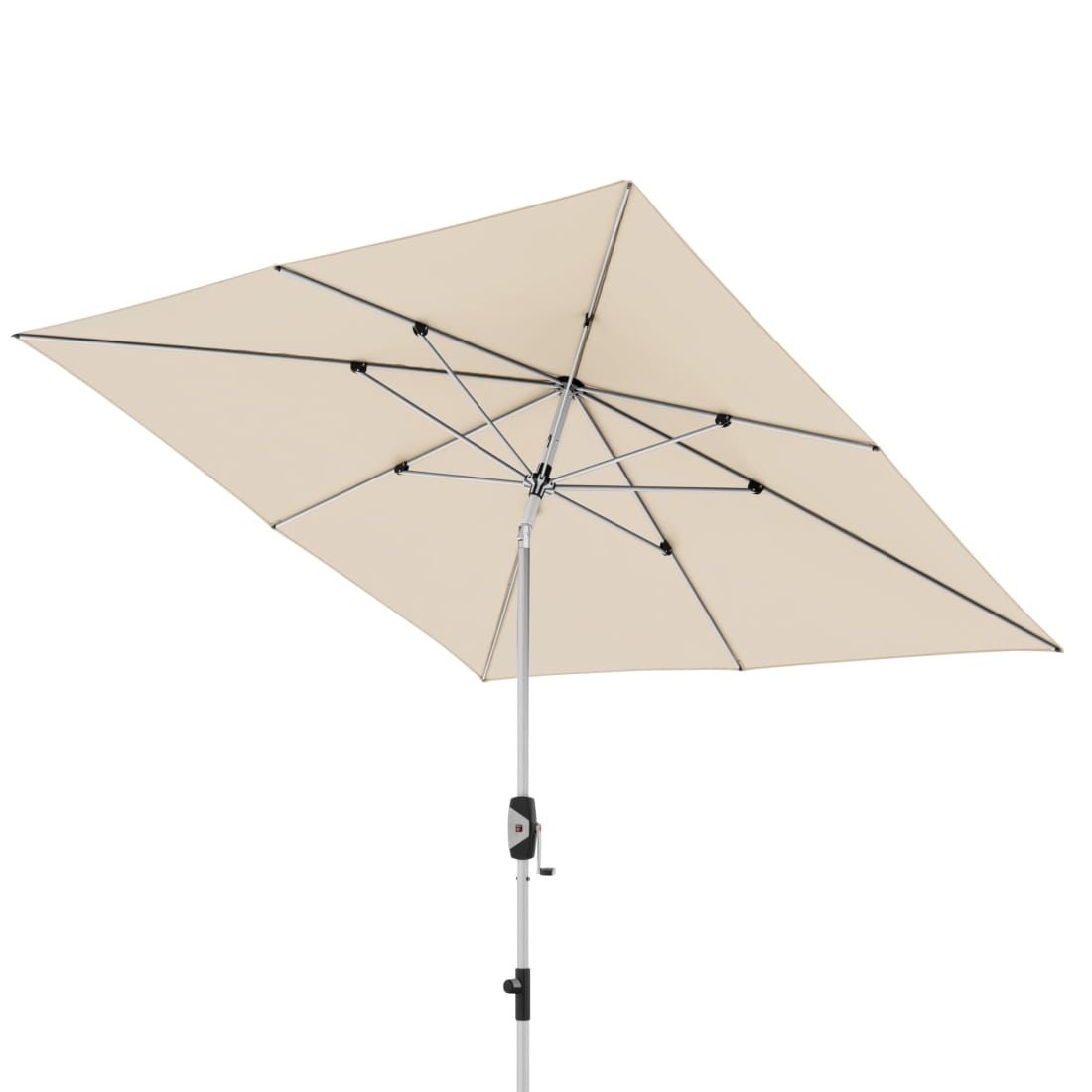 Knirps Silver Sonnenschirm 240x240cm mit Kurbel