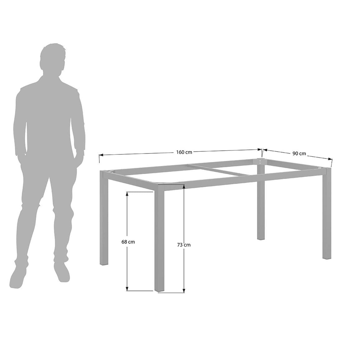 OUTLIV. Kobe Gartenmöbelset 5-tlg. Tisch 160x90cm