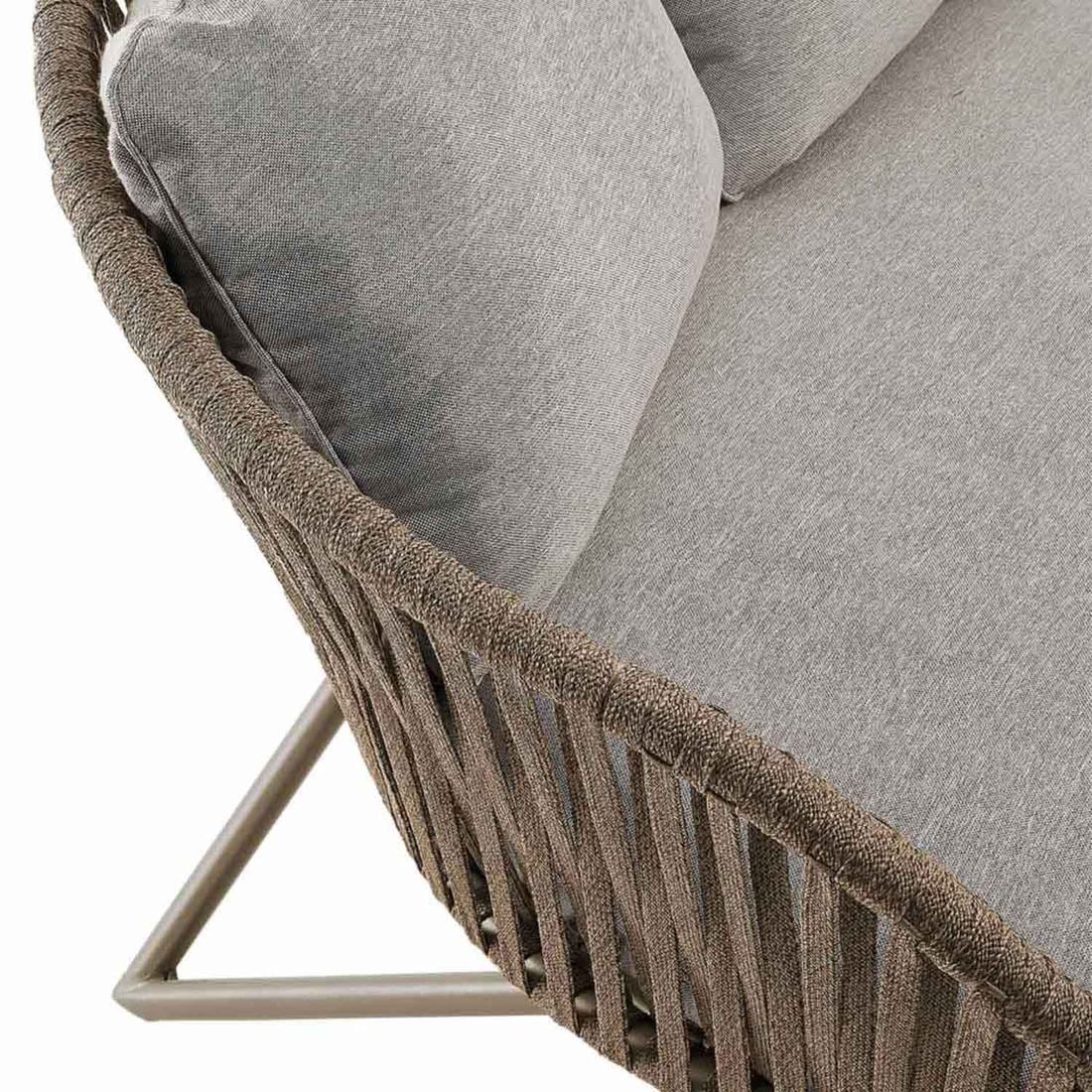 La Forma Branzie Gartensofa Stahl/Rope/Polyester