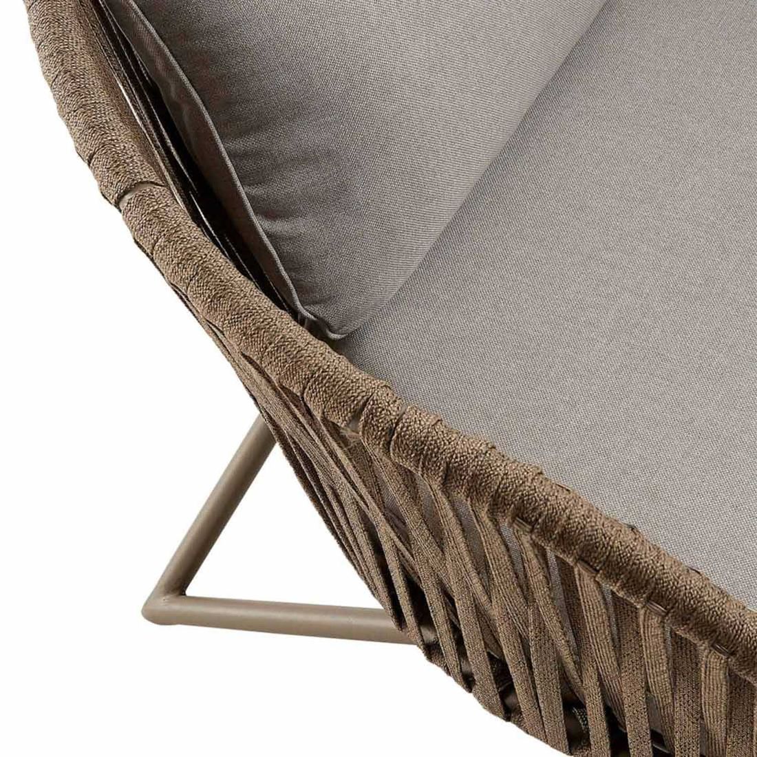 La Forma Branzie Loungesessel Stahl/Rope/Polyester