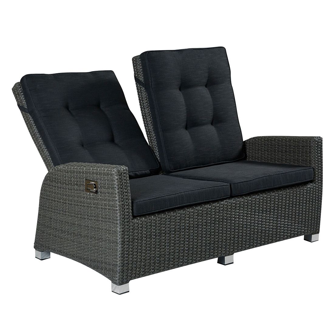 LC Garden Barcelona Gartensofa Aluminium/Geflecht