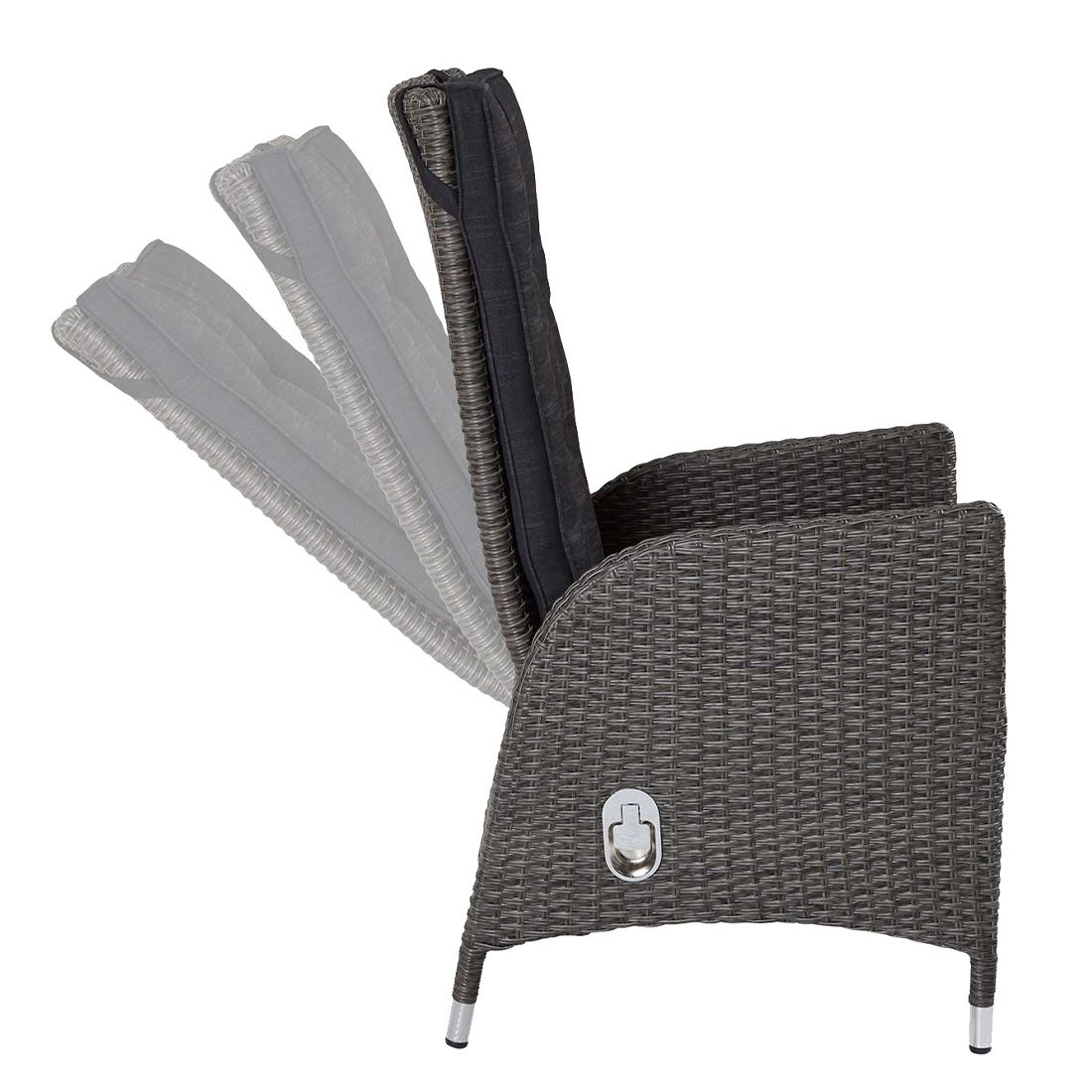 LC Garden Barcelona Gartensessel Aluminium/Geflecht