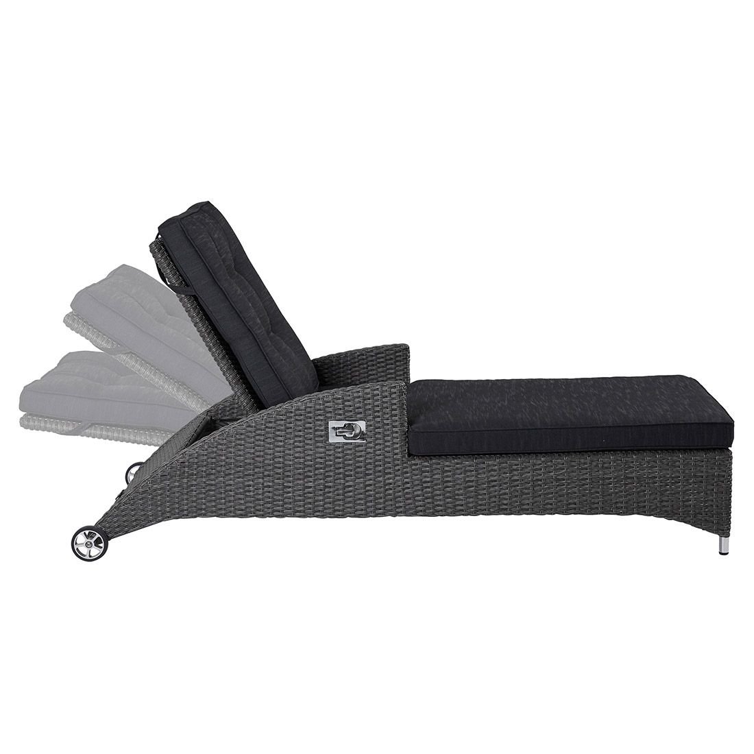LC Garden Barcelona Gartenliege Aluminium/Geflecht
