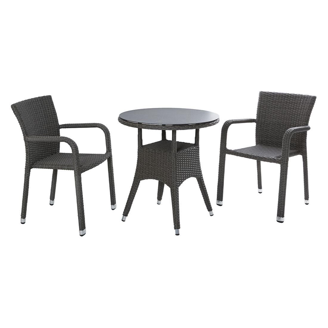 LC Garden Barcelona Stapelsessel Aluminium/Geflecht