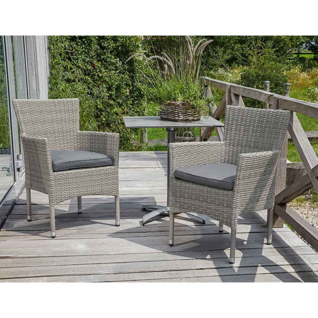 LC Garden Bilbao Gartensessel Geflecht inkl. Kissen