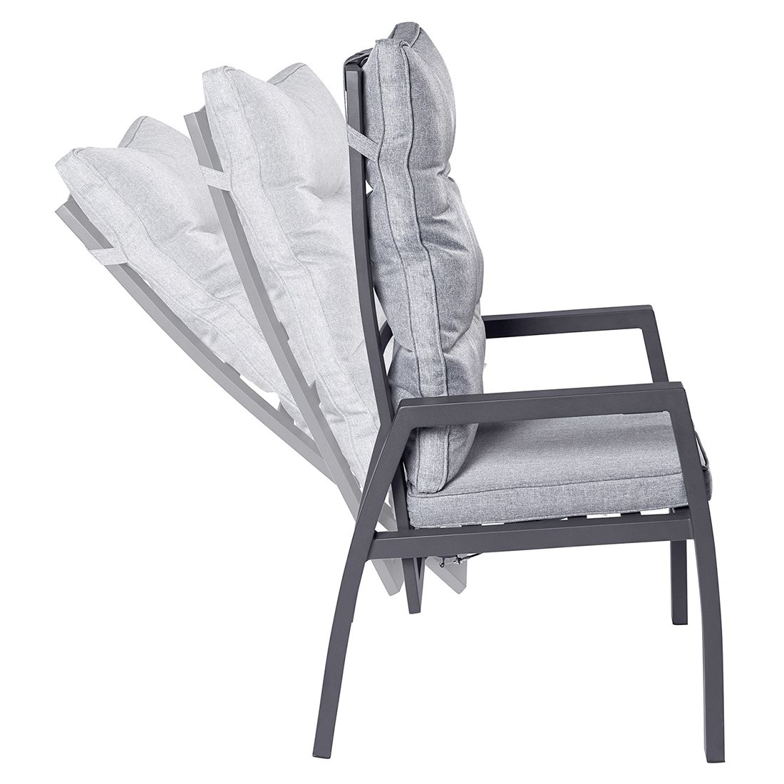 LC Garden Bondino II Gartenmöbel-Set L (6 Plätze) Tisch 200/260x100cm