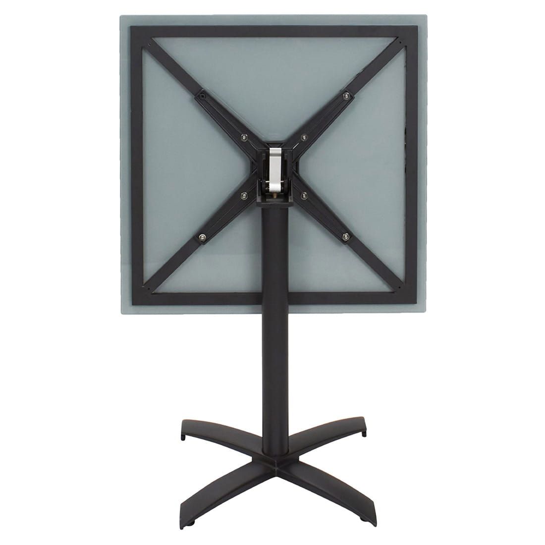 LC Garden France Klapptisch 70x70cm Aluminium/Keramik-Glas