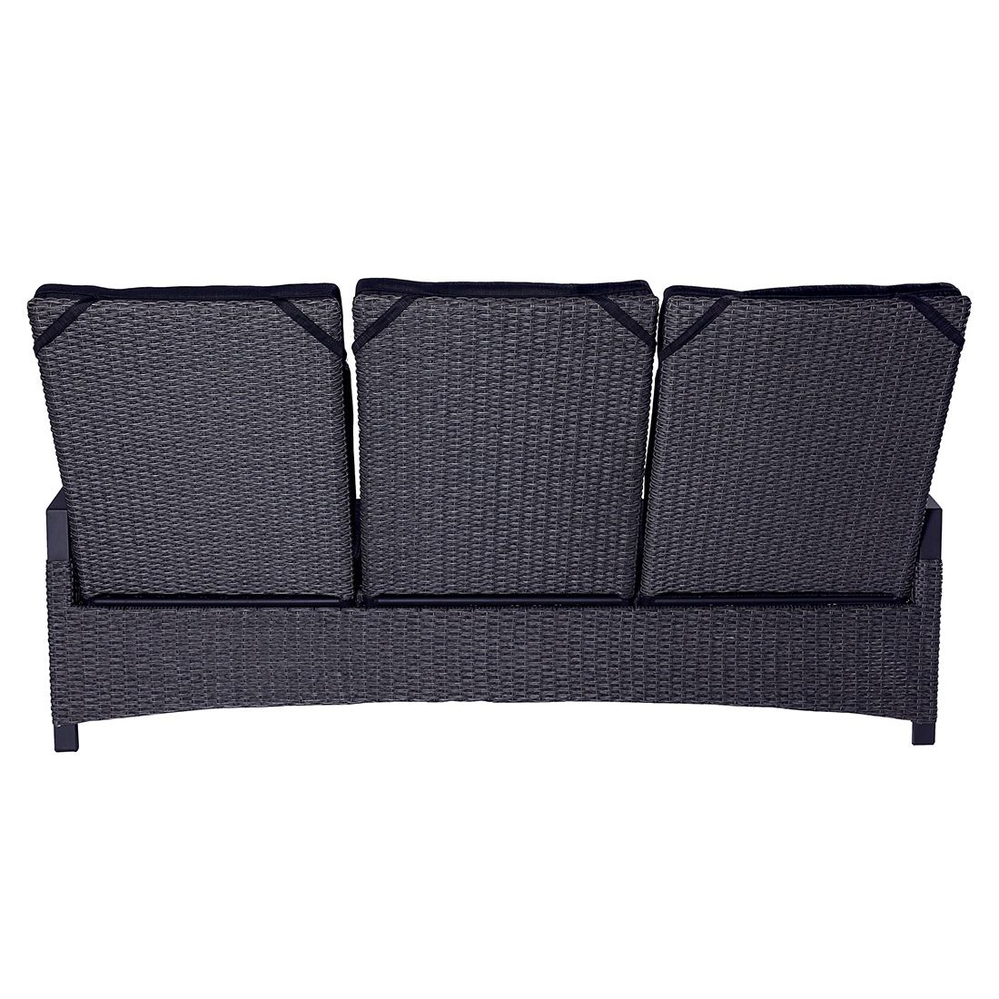 LC Garden Keramo Gartensofa verstellbar inkl. Kissen Aluminium/Geflecht