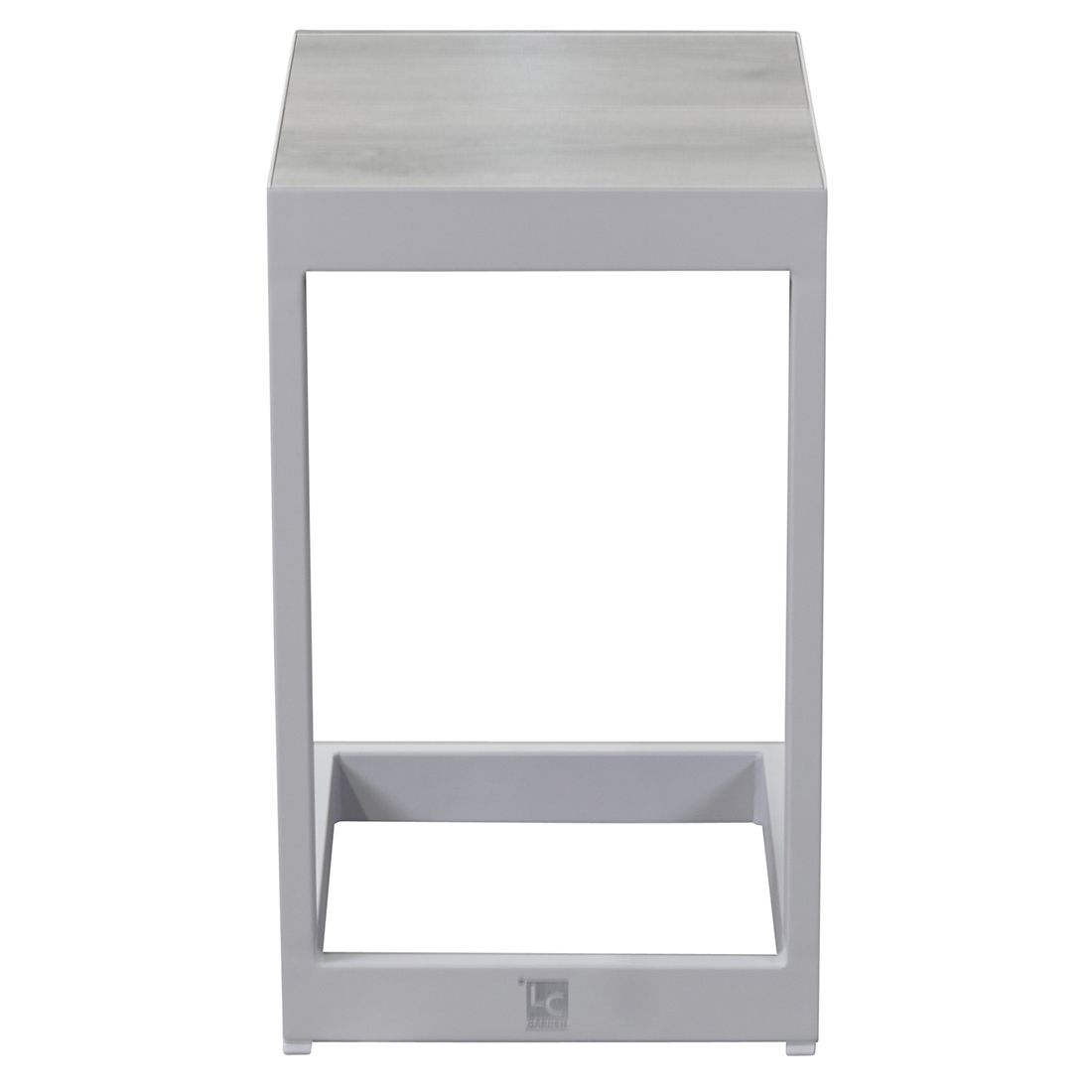 LC Garden Keramo Beistelltisch 32x40cm Aluminium/Keramik
