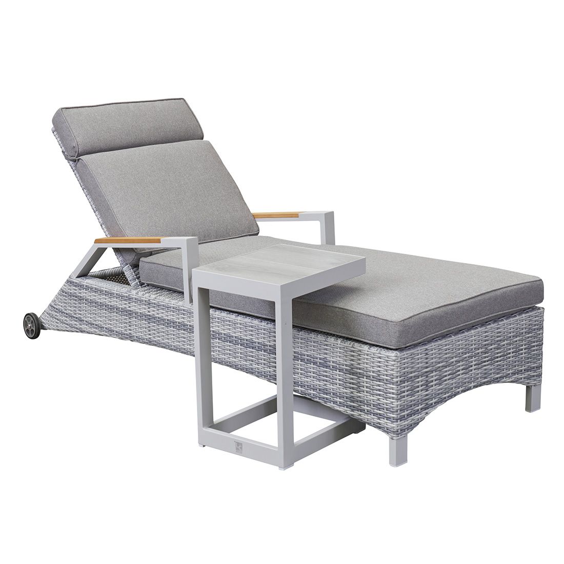 LC Garden Keramo Beistelltisch 32x40cm Aluminium/Keramik