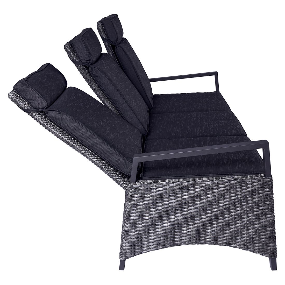 LC Garden Keramo Gartenmöbel-Set M verstellbar (4 Plätze) Tisch 200x100cm