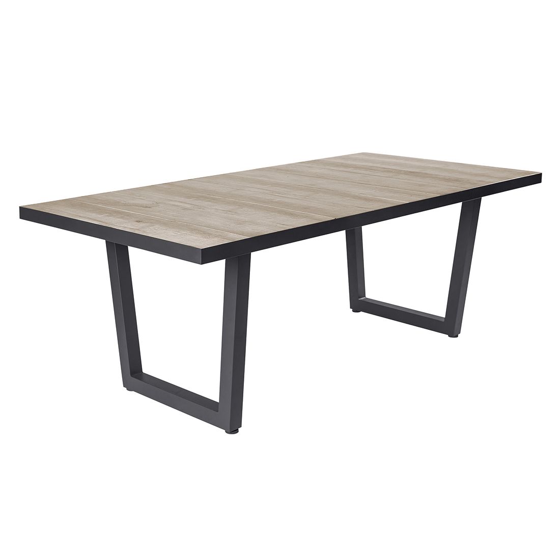 LC Garden Keramo Gartenmöbel-Set L verstellbar 6 (Plätze) Tisch 200x100cm