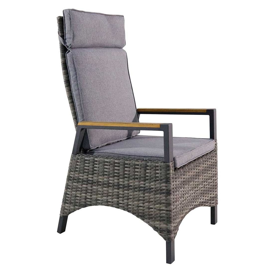 LC Garden Keramo Gartenmöbel-Set L verstellbar (6 Plätze) Tisch 200/260x100cm