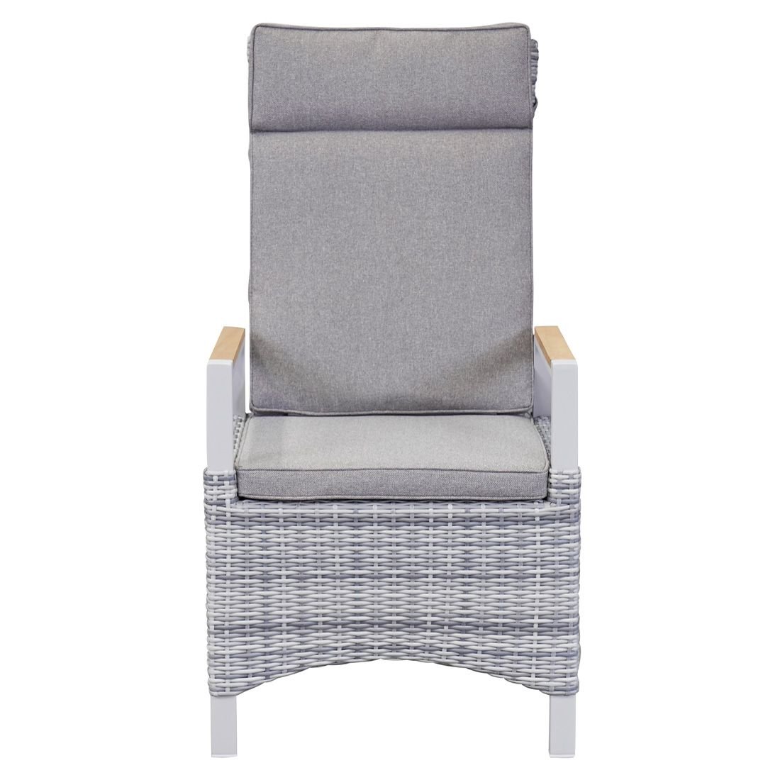 LC Garden Keramo Dining Verstellsessel Aluminium/Geflecht