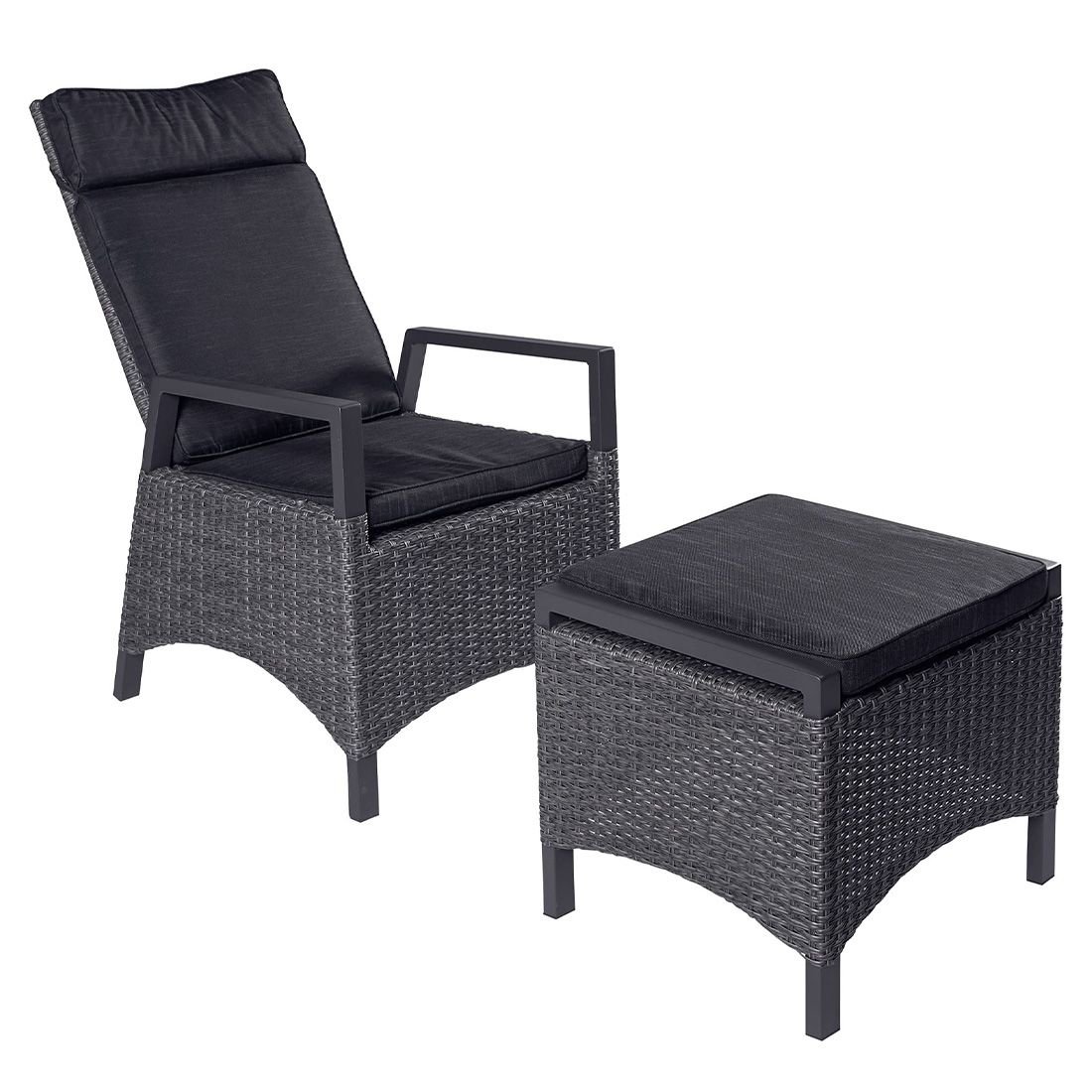 LC Garden Keramo Gartensessel Aluminium/Geflecht