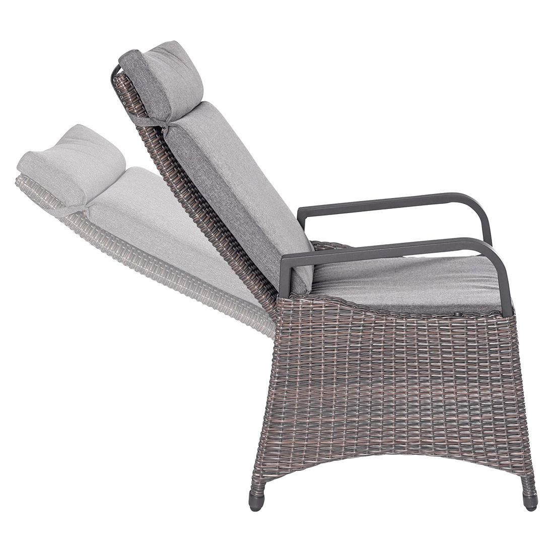 LC Garden Komido Gartenmöbel-Set L 6 verstellbar (Plätze) Tisch 200/260x100cm