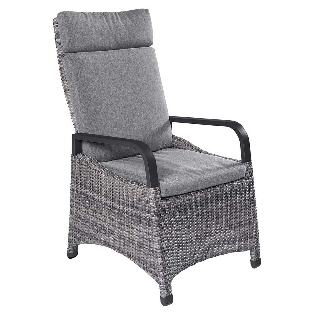 LC Garden Komido Gartensessel verstellbar Aluminium/Geflecht