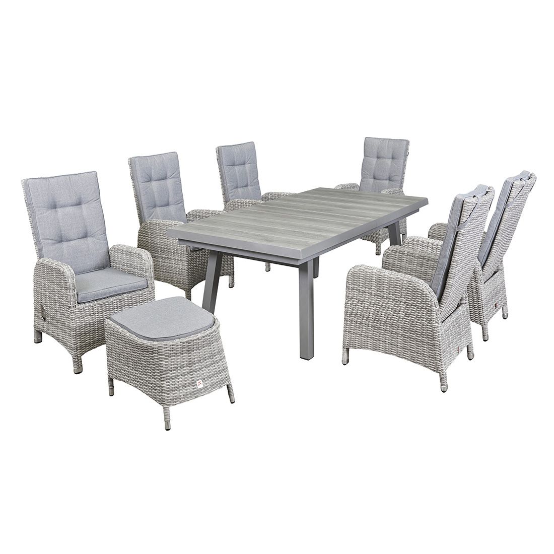 LC Garden Nizza Ausziehtisch 200/260x100x75cm Aluminium/Keramik