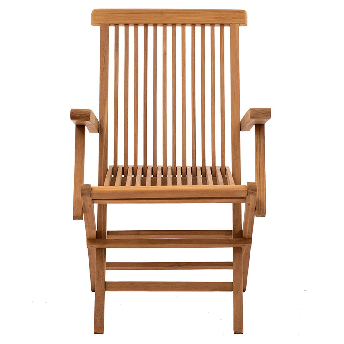 LC Garden Riva Klappstuhl mit Armlehnen Teak