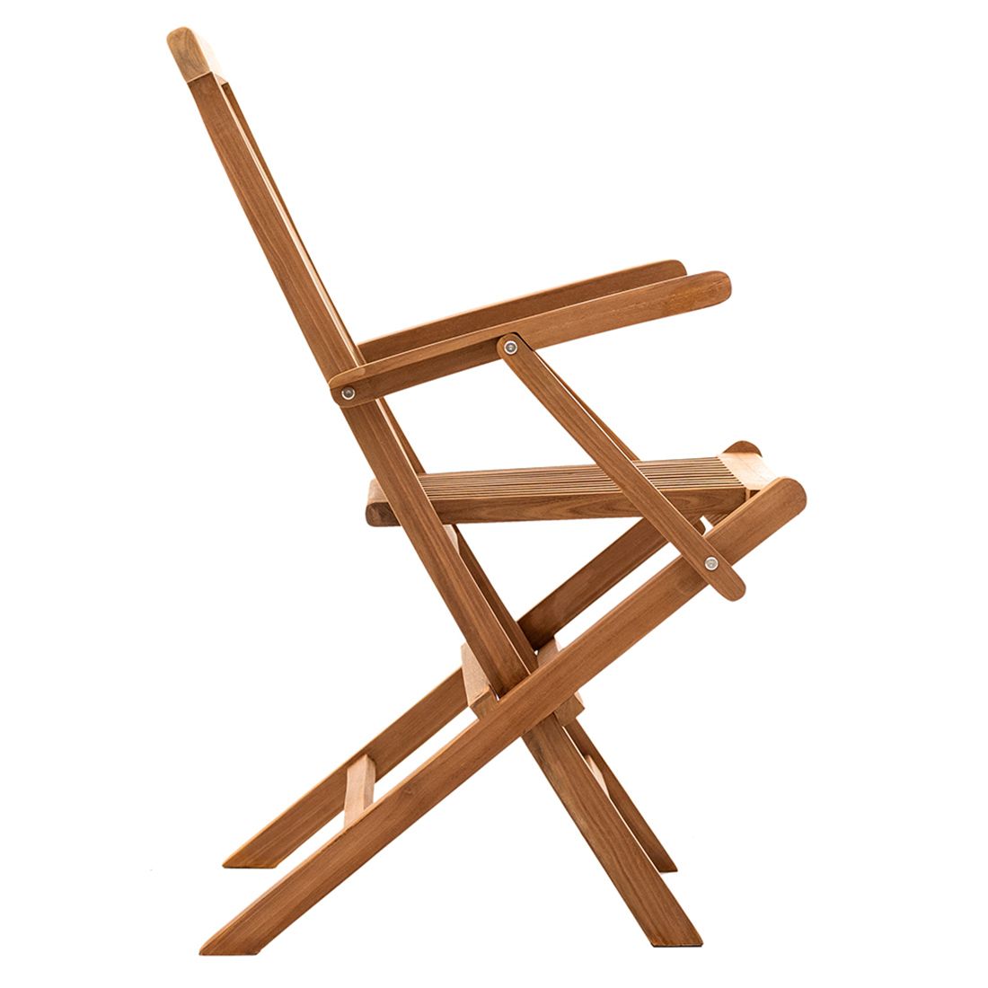 LC Garden Riva Klappstuhl mit Armlehnen Teak