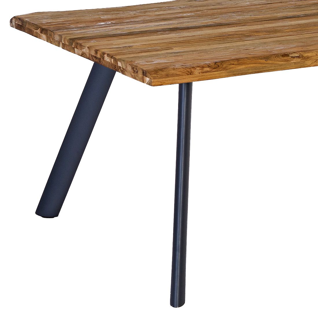 LC Garden Riviona Gartentisch 220x100cm Edelstahl/Teakholz