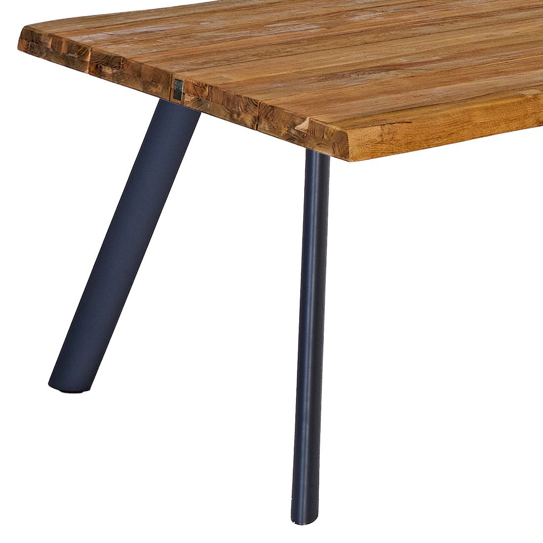 LC Garden Riviona Gartentisch 220x100cm Edelstahl/Teakholz