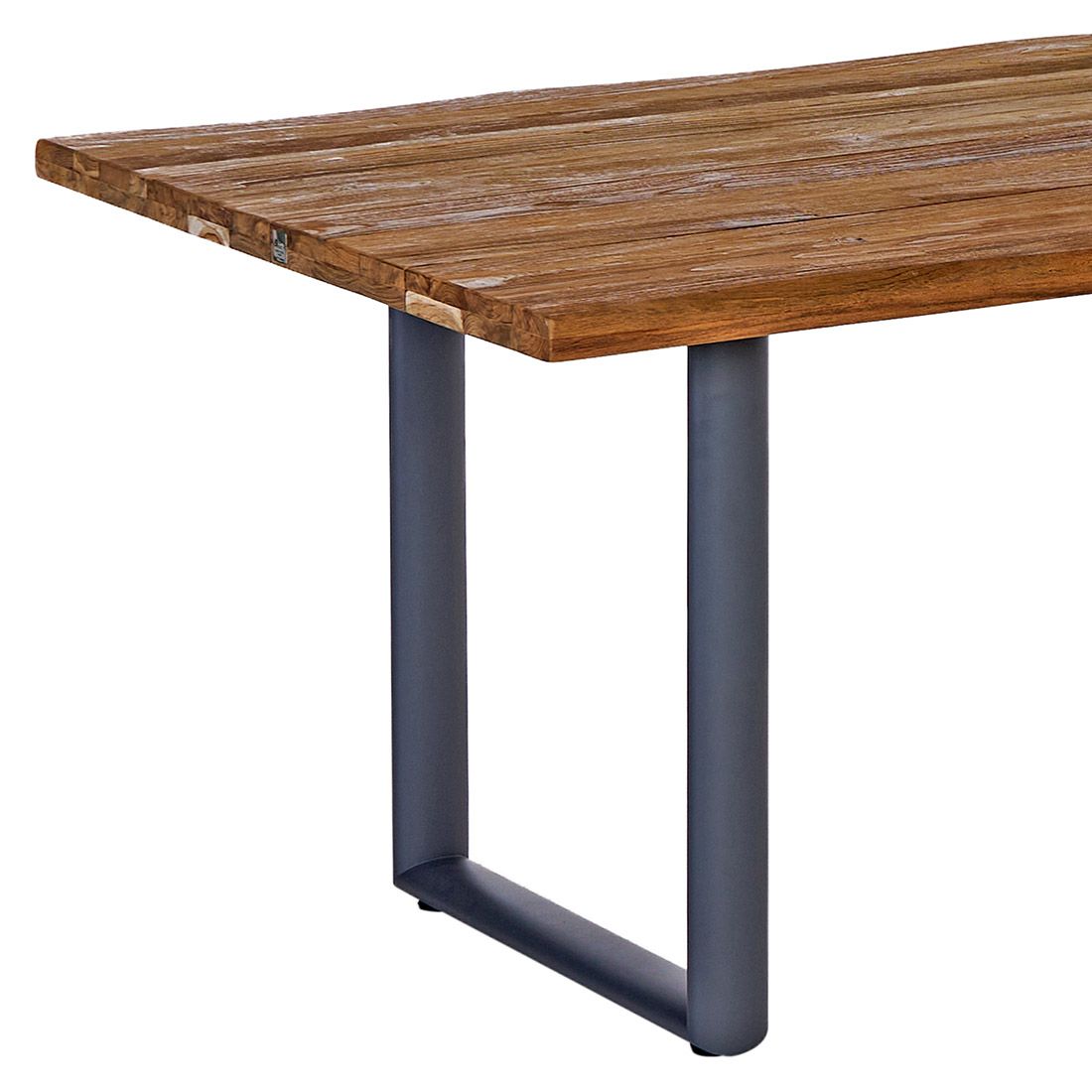 LC Garden Riviona Gartentisch 240x100cm Edelstahl/Teakholz