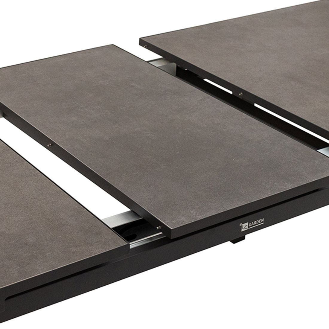 LC Garden Sondrino Ausziehtisch 160/210x100cm Aluminium/Keramik