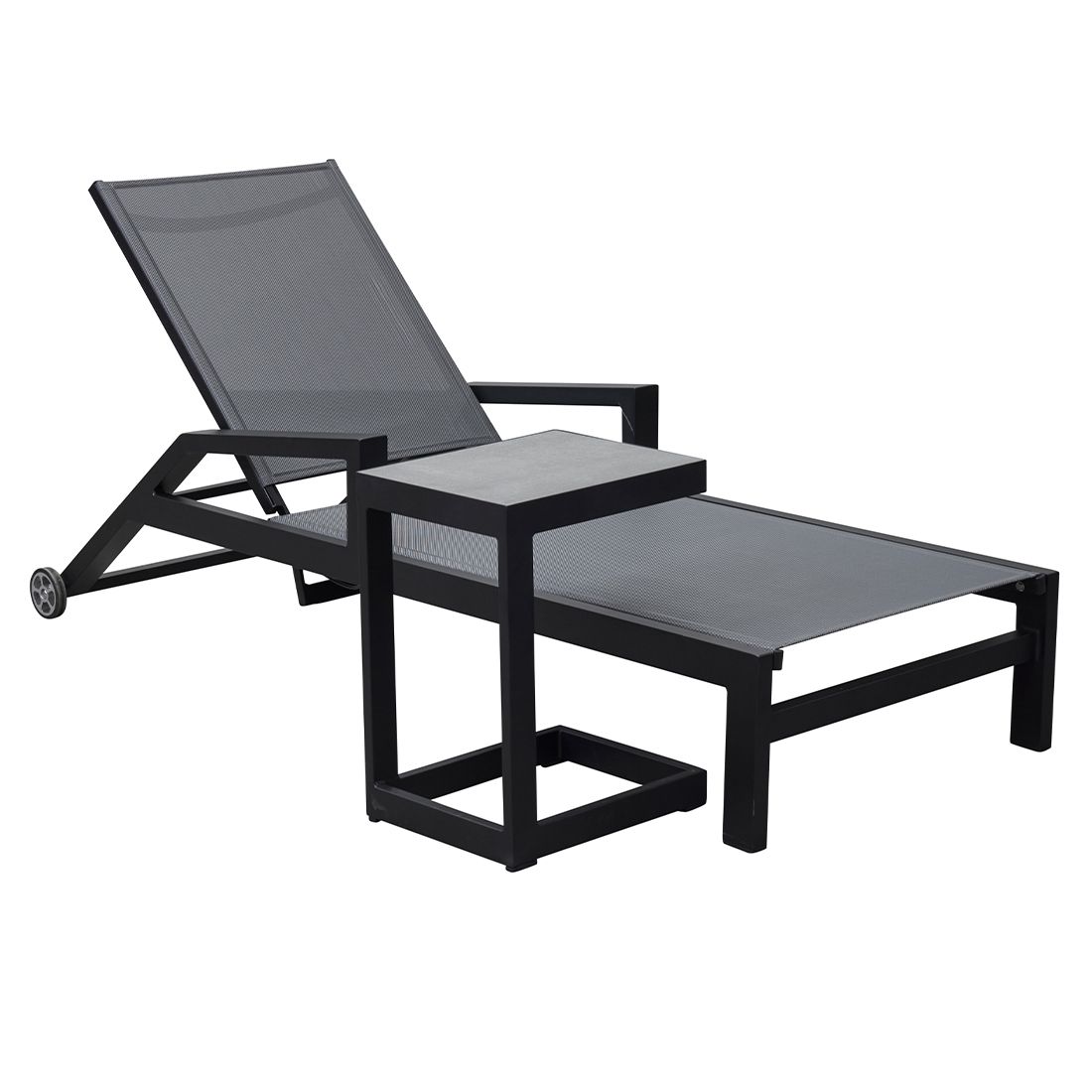 LC Garden Sondrino Beistelltisch 32x40cm Aluminium/Keramik