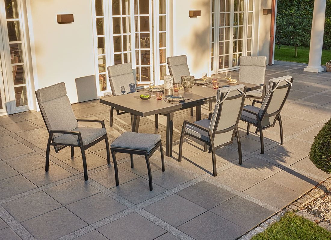 LC Garden Sondrino Gartenstuhl Aluminium/Polyester