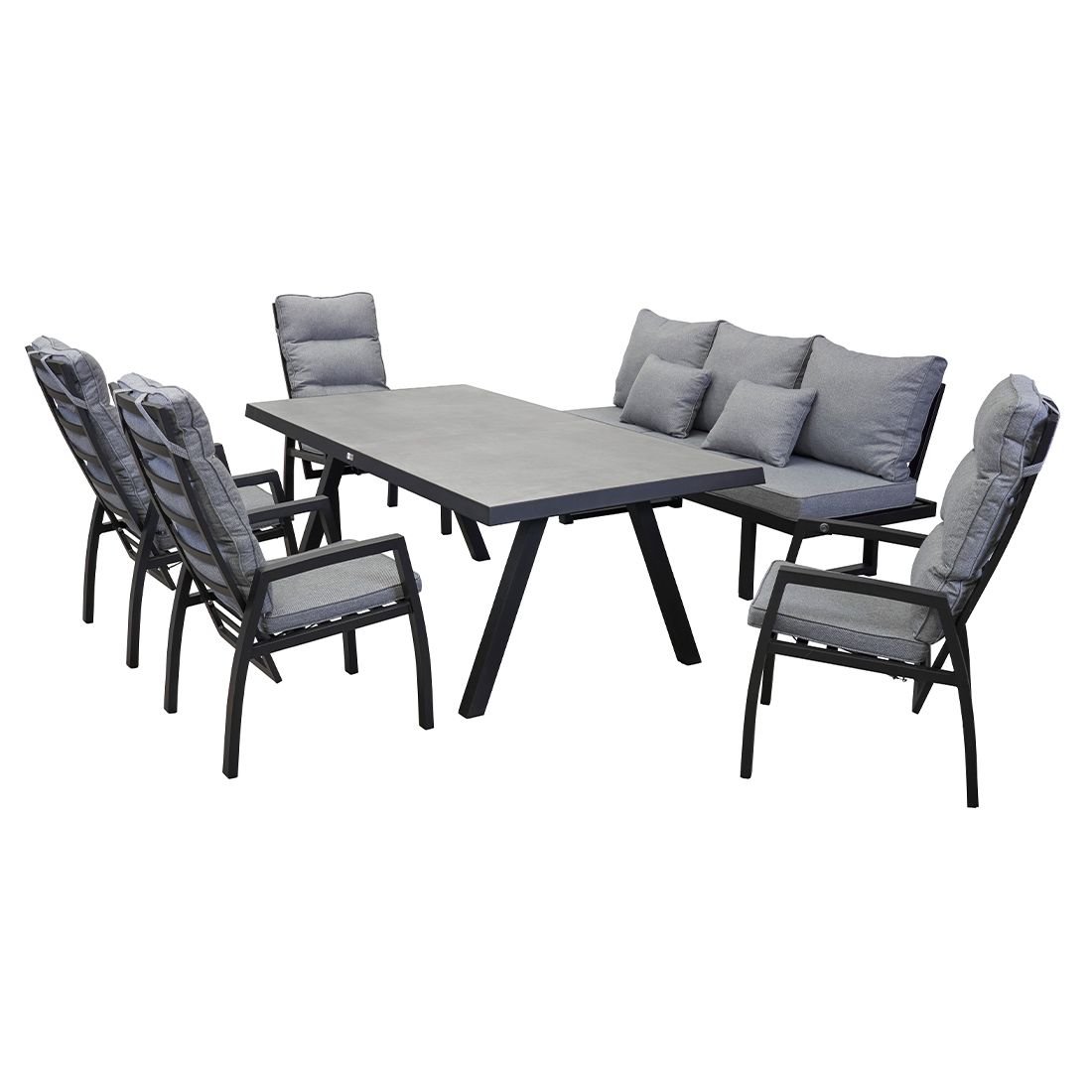 LC Garden Sondrino Gartentisch 200x100cm Aluminium/Keramik