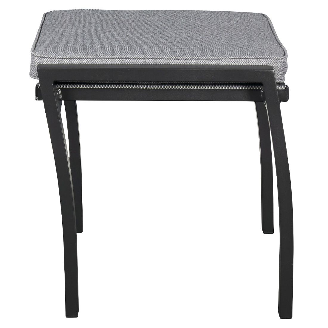 LC Garden Sondrino Gartenhocker mit Kissen Aluminium/Polyester