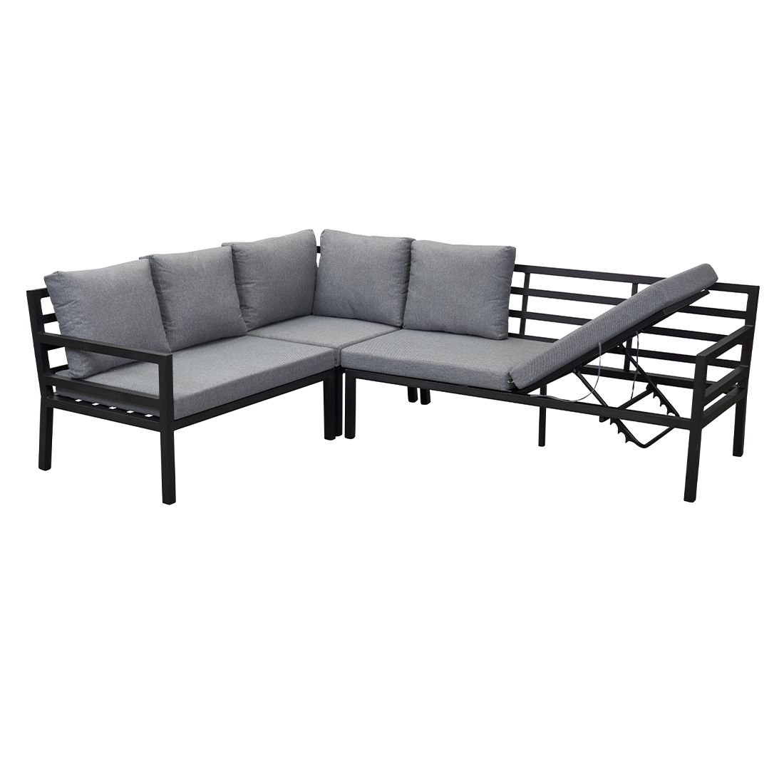 LC Garden Sondrino Ecklounge 3-tlg. Aluminium/Polyester