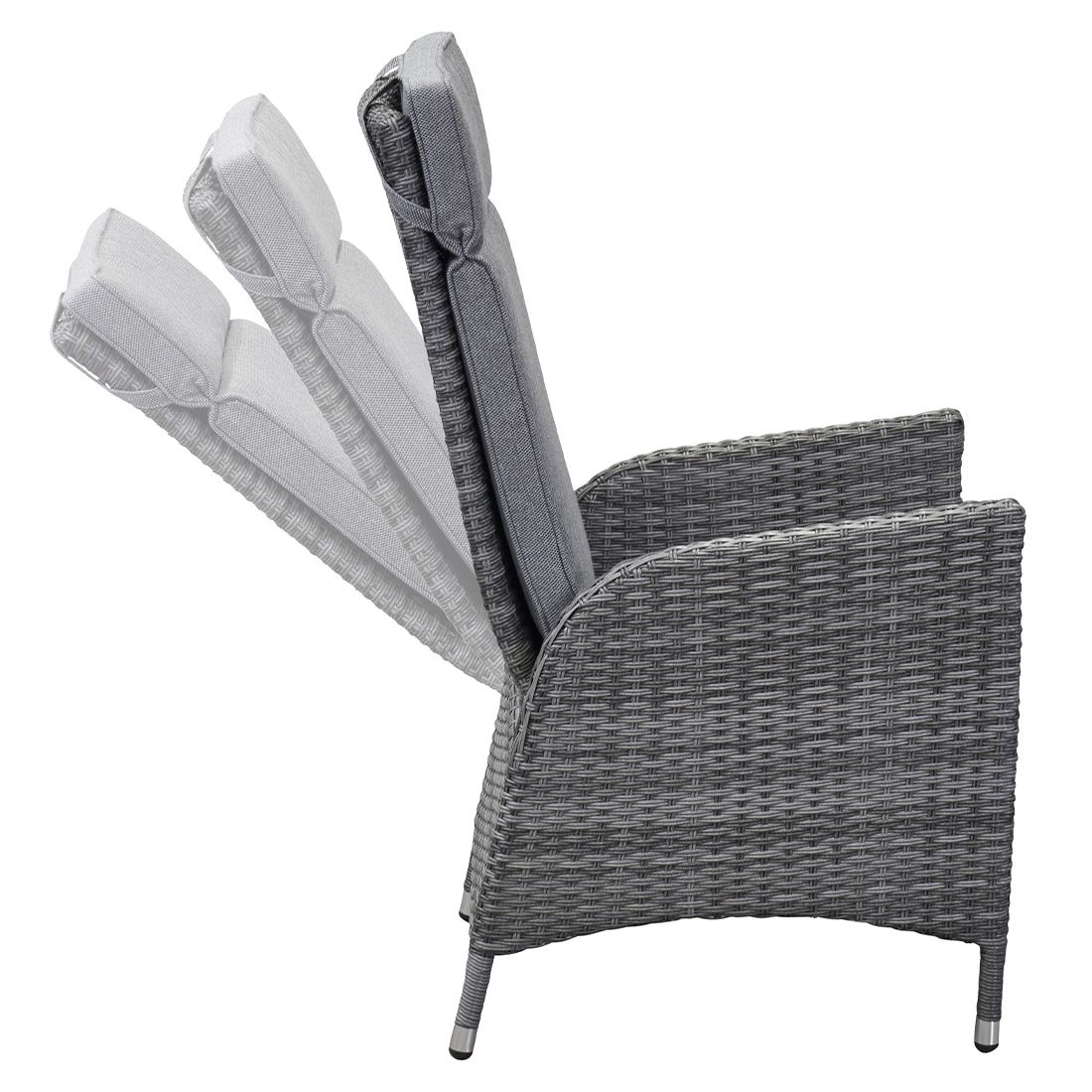 LC Garden Vivera Diningsessel Aluminium/Geflecht